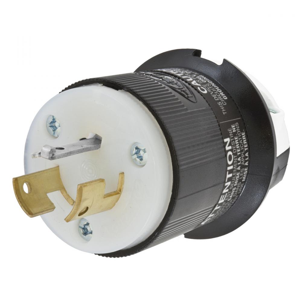 LKG PLUG, 3P3W, 20A 125/250V, B/W