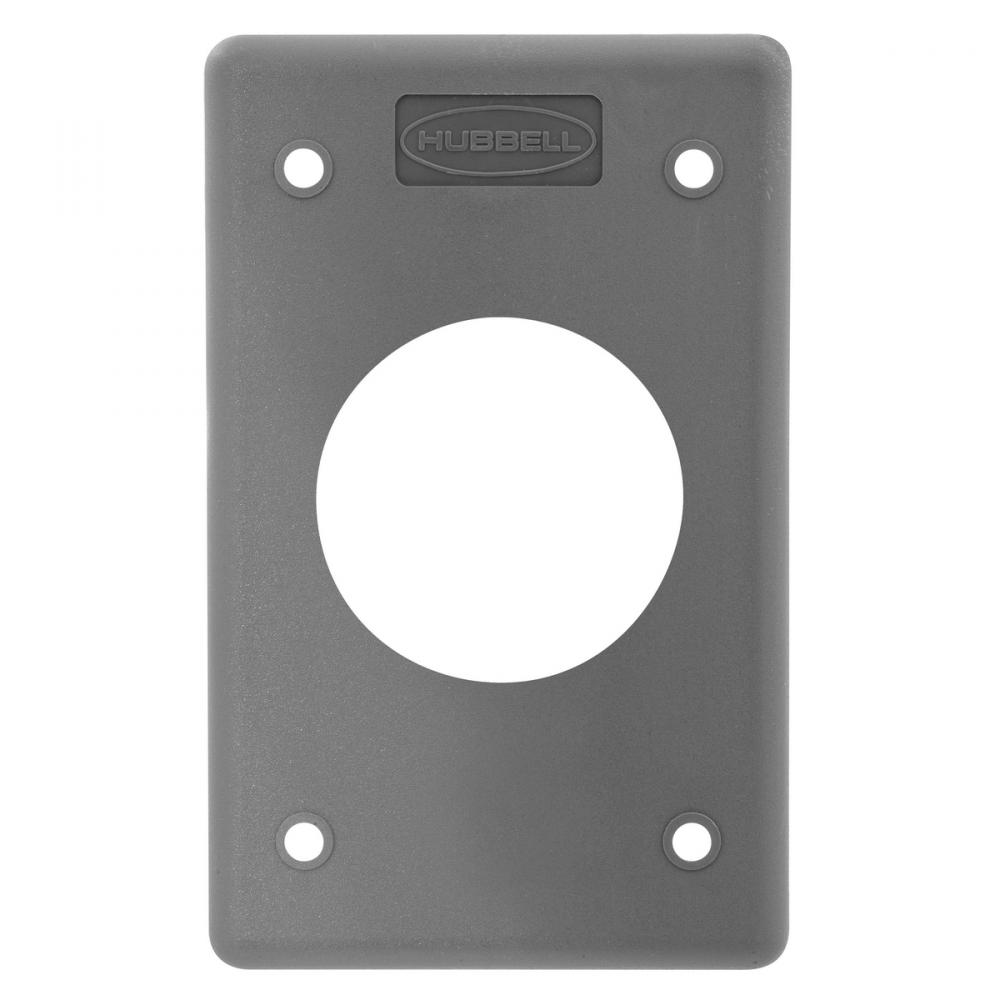 POB COVER PLATE, 1.60&#34;, GRAY