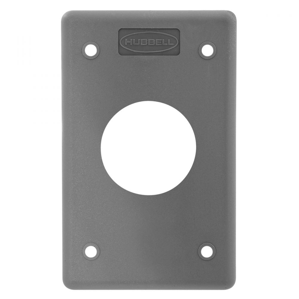 POB COVER PLATE, 1.40&#34;, GRAY