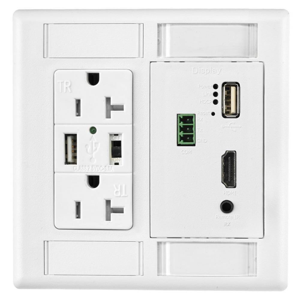 PLATE,2G,1 DECO,1 ISTATION FRAME,3U,BK