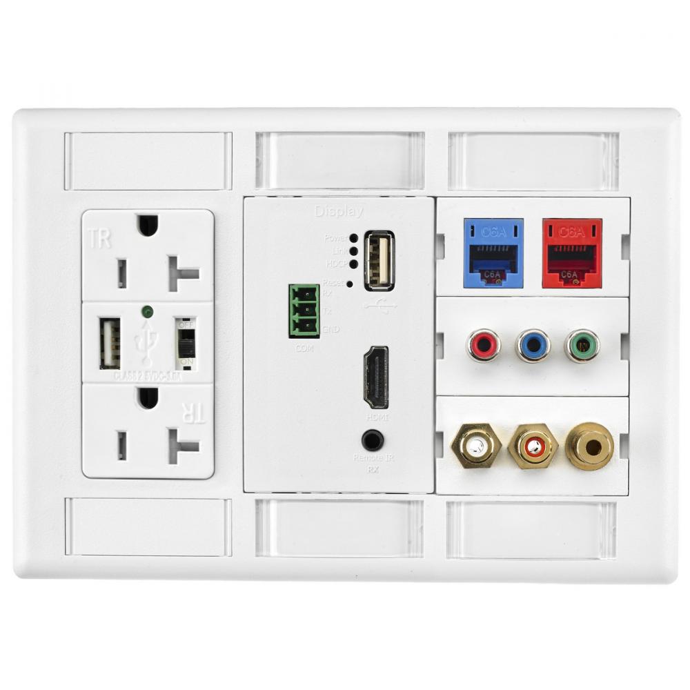 PLATE,3G,1 DECO,2 ISTATION FRAME,3U,BK