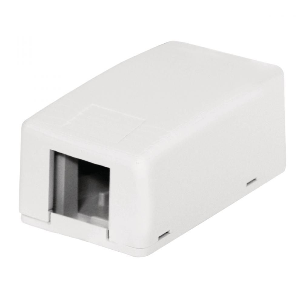 HOUSING, SURFACE MOUNT,1 PORT,WH, PLENUM