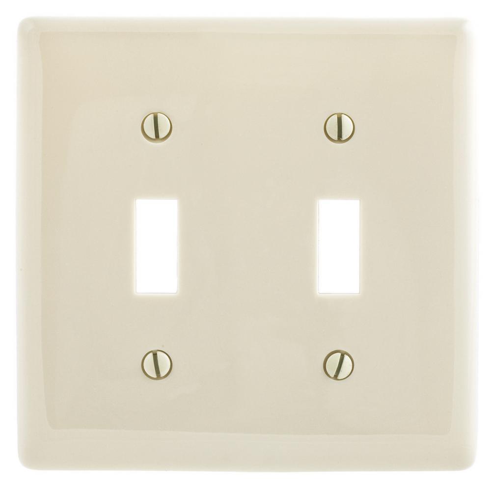 WALLPLATE, M-SIZE 2-G, 2) TOGG, LA