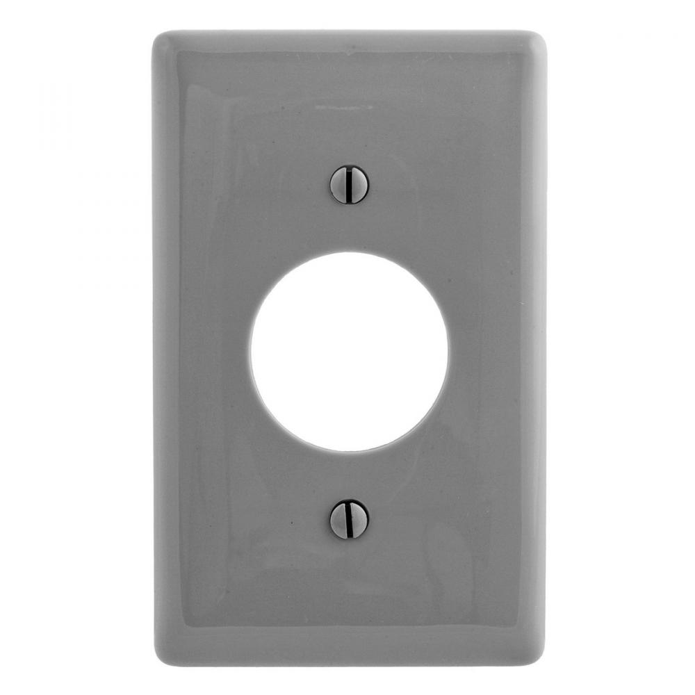 WALLPLATE, 1-G, 1.40&#34; OPNG, GY