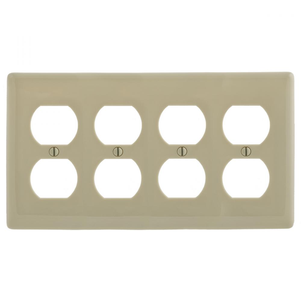 WALLPLATE, 4-G, 4) DUP, IV