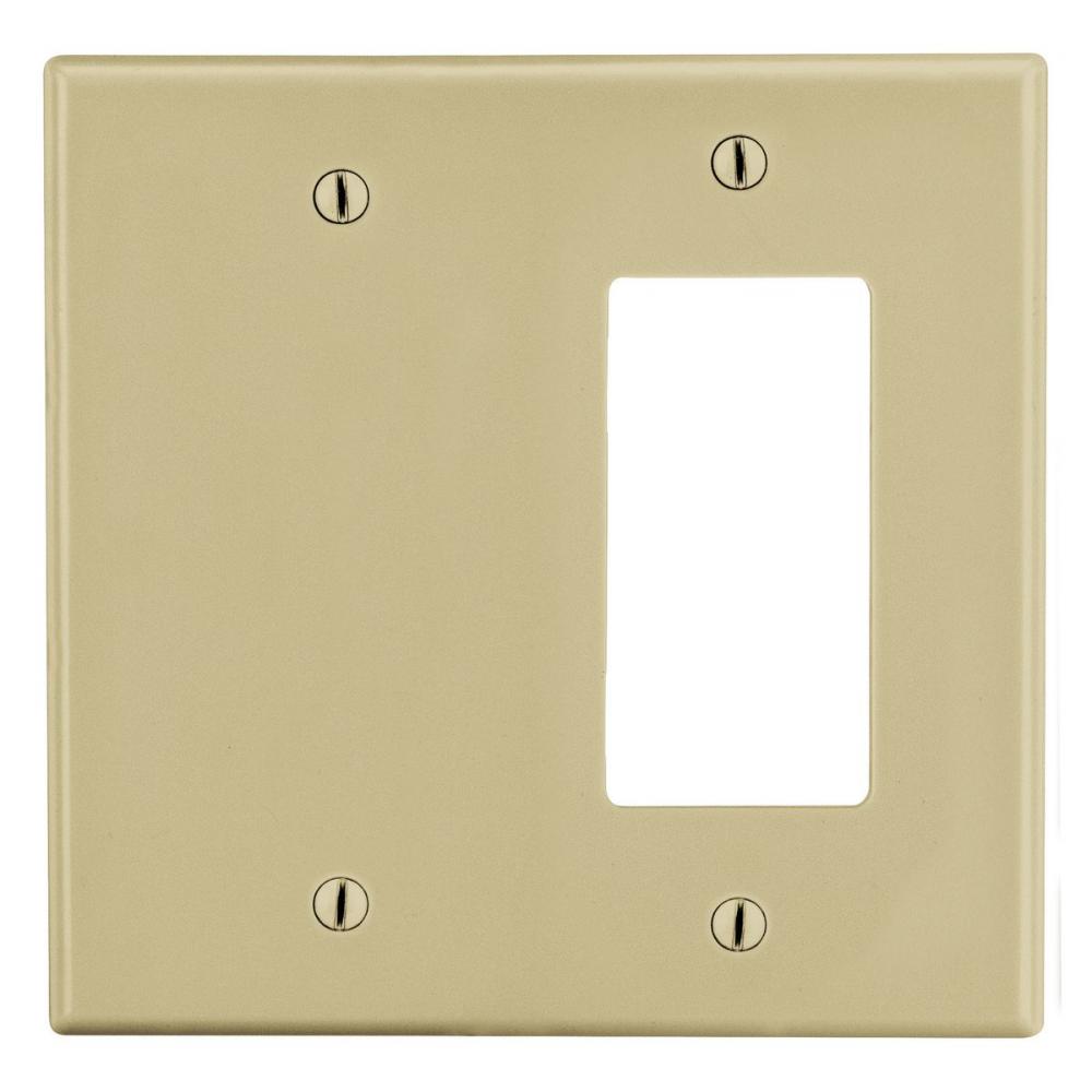 WALLPLATE, 2-G, 1) DECOR 1) BLANK, IV