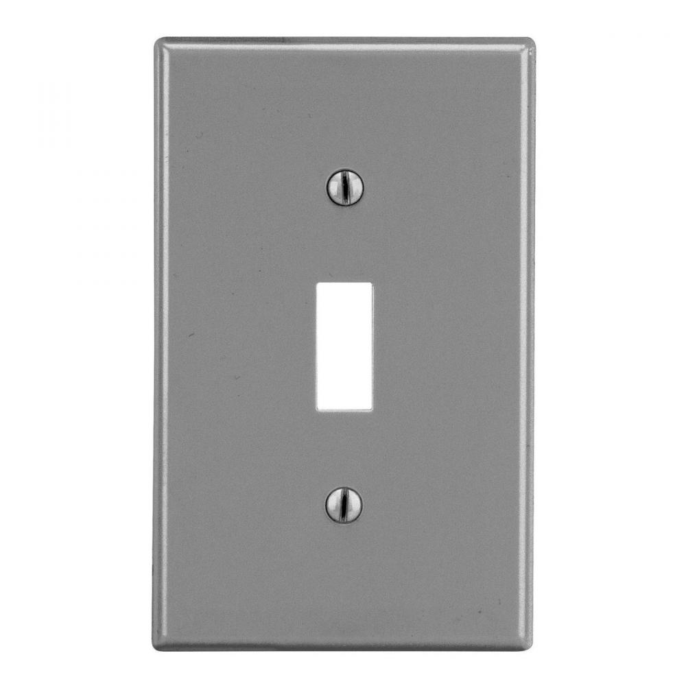 WALLPLATE, 1-G, TOG, GY