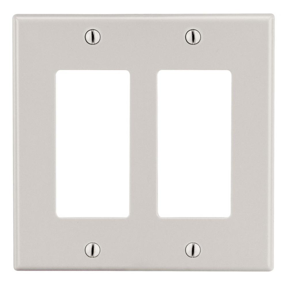 WALLPLATE, 2-G, 2) DEC, LA