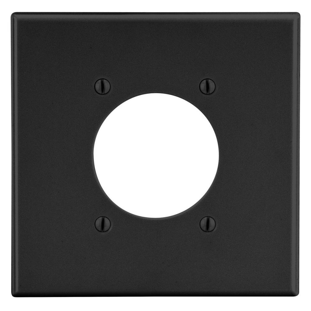 WALLPLATE, 2-G, 2) 2.15&#34; OPNG, BK