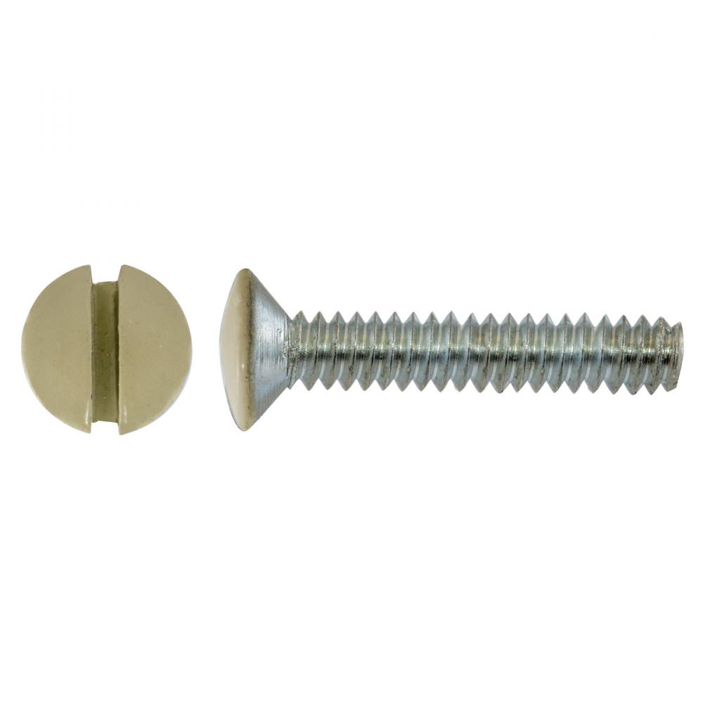 W-PLATE SCREW, 1&#34;, IVORY, 100 PACK