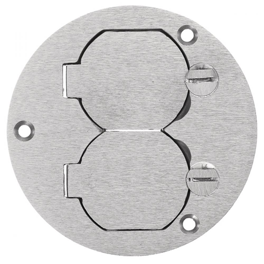 F-BOX CVR, RND, DUP FLAP, ALU