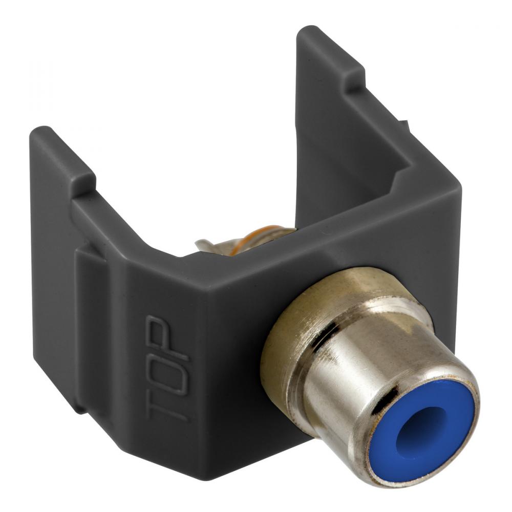 SNAP-FIT, BL RCA,SOLDER,BK HOUSING