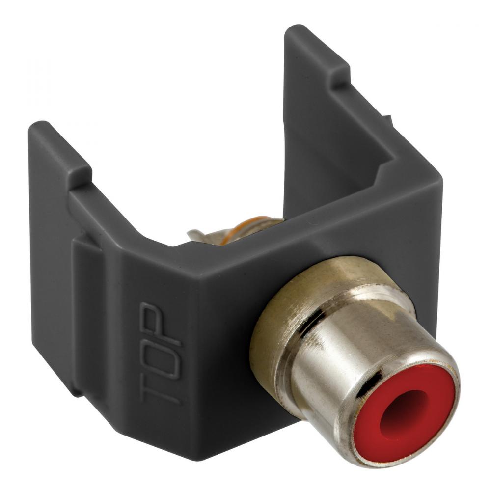 SNAP-FIT, RD RCA,SOLDER,BK HOUSING