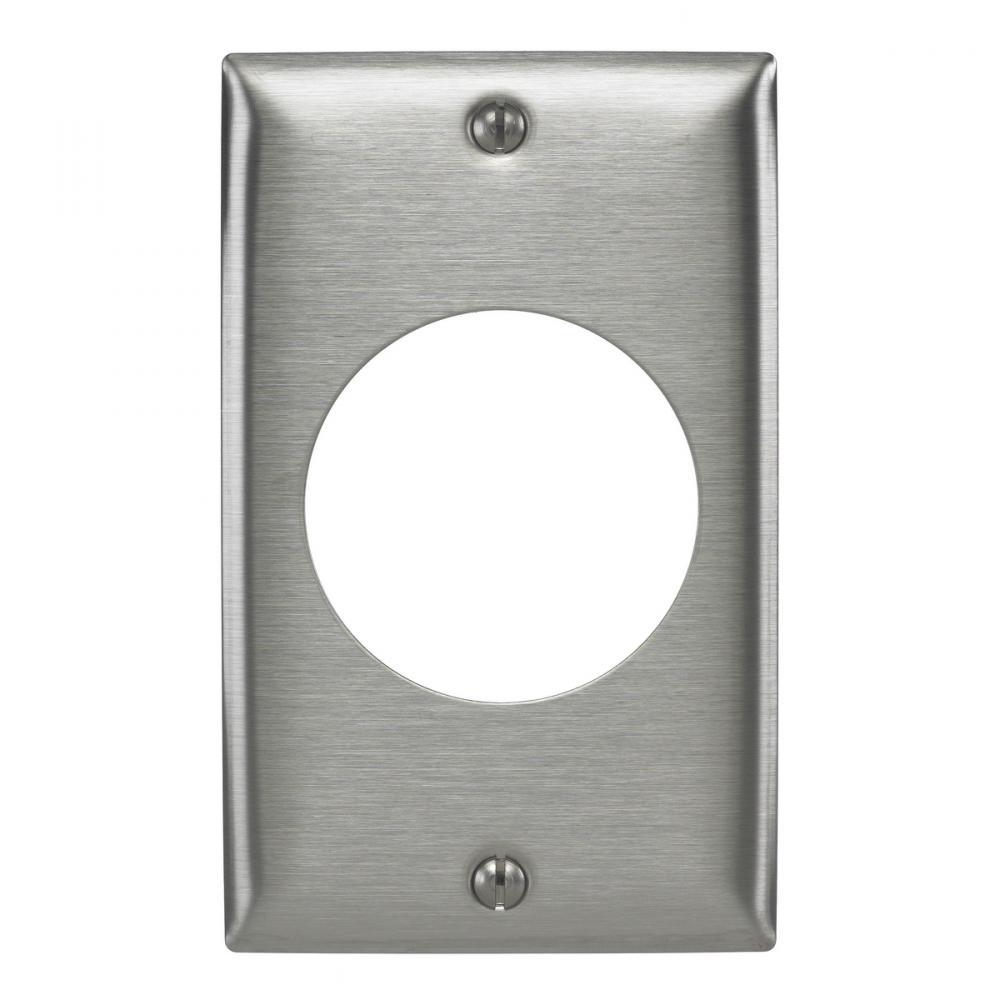 WALLPLATE, 1-G, 1.968&#34;, SS