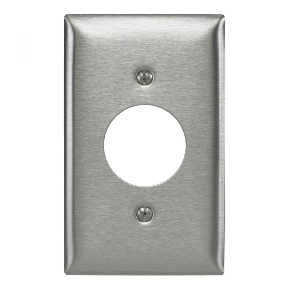 WALLPLATE, 1-G, 1.40&#34;, SS