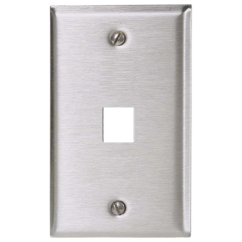 PLATE, WALL,SS,1-G,1PORT