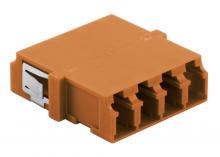 Hubbell Wiring Device-Kellems FALCQSC6OR - FIBER, ADAPT,LC,QUAD,SNAPMT,ZIRC,6/PK,OR