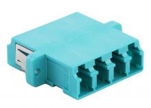 Hubbell Wiring Device-Kellems FALCQSS6AQ - FIBER, ADAPT,LC QUAD,SCRMT,ZIRC,6/PK,AQ