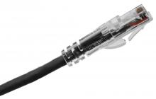 Hubbell Wiring Device-Kellems HC5EBK02 - P-CORD, NEXTSPEED,CAT5E,SLIM,BK,2FT