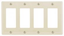 Hubbell Wiring Device-Kellems NP264LA - WALLPLATE, 4-G, 4) RECT, LA