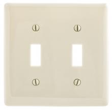 Hubbell Wiring Device-Kellems NP2LA - WALLPLATE, 2-G, 2) TOG, LA