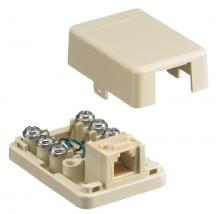 Hubbell Wiring Device-Kellems NS761I - HOUSING, SURF,W/JK,6POS,6CON,S/TERM,EI