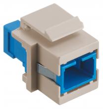 Hubbell Wiring Device-Kellems SFFSCSBKAL - FIBER, SNAP-FIT,FLSH,SC SMPLX,BK,ZIRC,AL