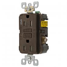 Hubbell Wiring Device-Kellems AFR15TR - 15A ARC FAULT TR RECEPTACLE BROWN