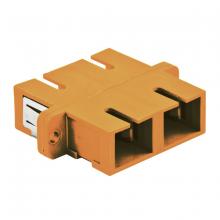 Hubbell Wiring Device-Kellems FASCDSS6OR - FIBER,ADAPT,SC,DUPLX,SCRMT,ZIRC,6/PK,OR