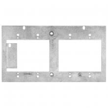 Hubbell Wiring Device-Kellems FB10MPNEMA2XG - 5-G PLATE, 2/2G NEMA OPENINGS W/DIVIDER