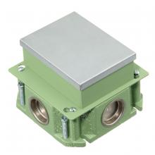 Hubbell Wiring Device-Kellems FB4133 - RECT FLOORBOX, CAST IRON, DEEP, 1-G