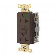 Hubbell Wiring Device-Kellems GFR83 - 20A 125VAC COMM HG GFR BROWN