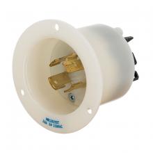 Hubbell Wiring Device-Kellems HBL2425ST - LKG FLG-INLT, 20A 3P 250V, L15-20P,ST
