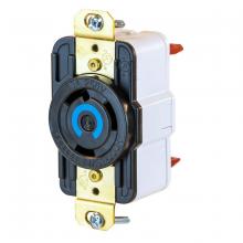 Hubbell Wiring Device-Kellems HBL2620ST - LKG RCPT, 30A 250V, L6-30R, BK, SPRING T
