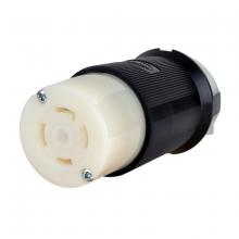 Hubbell Wiring Device-Kellems HBL2713ST - LKG CONN, 30A 125/250V, L14-30R, B/W, SP