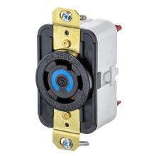 Hubbell Wiring Device-Kellems HBL2720ST - LKG RCPT, 30A 3P 250V, L15-30R, BK, SP T