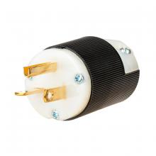Hubbell Wiring Device-Kellems HBL5366CST - PLUG, 20A 125V, 5-20P, SPRG TRM, B/W