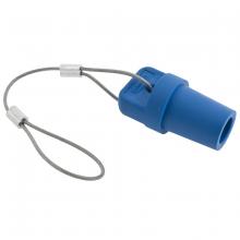 Hubbell Wiring Device-Kellems HBLMCAPBL - SINGLEPOLE, MALE CAP, BLUE