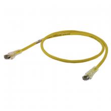 Hubbell Wiring Device-Kellems HC6Y02 - P-CORD, NEXTSPEED,CAT6,SLIM,YL, 2FT