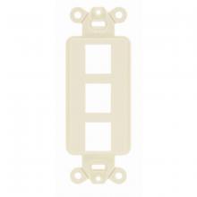 Hubbell Wiring Device-Kellems ISF3EI - PLATE, DECORATOR FRAME,3PORT,EI