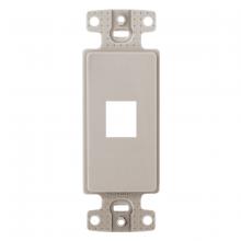 Hubbell Wiring Device-Kellems NS611LA - PLATE, DECORATOR KEYSTONE FRAME,1PORT,LA