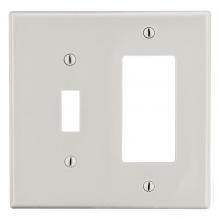 Hubbell Wiring Device-Kellems P126LA - WALLPLATE, 2-G, 1) TOG 1) DECOR, LA