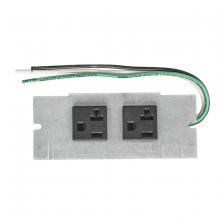 Hubbell Wiring Device-Kellems PWFBMP2R - MOUNTING PLATE, 2X20A RECPT