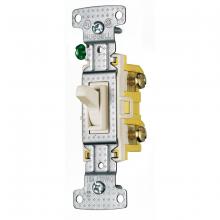 Hubbell Wiring Device-Kellems RS315ILLA - RESI TOG SWITCH, 3 WAY IL, 15A 120V, LA