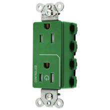 Hubbell Wiring Device-Kellems SNAP2152C1GNTRA - 1/2 SNAP CONTROLLED 15A 125V, TR DECO,GN
