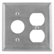 Hubbell Wiring Device-Kellems SS78 - WALLPLATE, 2-G, DUP/1.40", SS