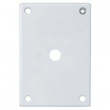 Hubbell Wiring Device-Kellems SWP12 - SEC WALLPLATE, 1-G, TELE/TV, WH