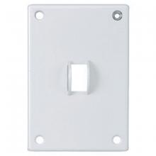 Hubbell Wiring Device-Kellems SWP1 - SEC WALLPLATE, 1-G, SWITCH, WH