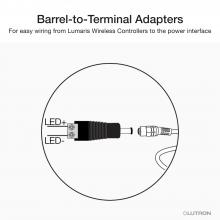 Lutron Electronics LU-BP1 - BARREL PLUG ADAPTOR 3 PACK