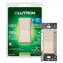 Lutron Electronics STCL-153M-LA - SUNNATA LED+ DIMMER MULTILOC LT ALMOND